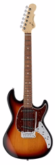 G&L USA Fullerton Deluxe Skyhawk - 3-Tone Sunburst - E-Gitarre