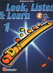 MS Look, Listen & Learn 1 - Flute - Querflöten-Schule für Anfänger
