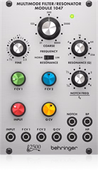 Behringer MULTIMODE FILTER / RESONATOR MODULE 1047 - Eurorack-Modul