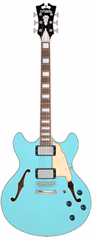 D'Angelico Premier DC Surf Green - Semiakustische Gitarre