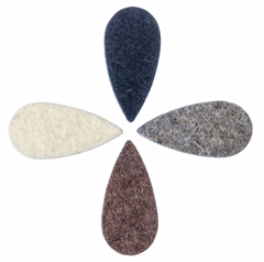 Timber Tones Felt Tones Teardrop Mixed 4-Pack - Plektren