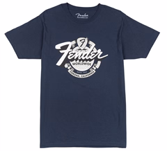 Fender World Wide Tee Vintage Navy XL - T-Shirt