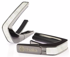 Thalia Shell Collection White MOP Black Chrome - Kapodaster