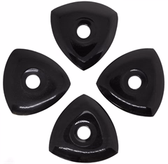 Timber Tones Star Tones Black Horn 4-Pack - Plektren