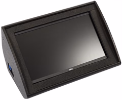 Razzor Cases Imitation of wiretapping with a reading device with an integrated 27" monitor - Transport case
