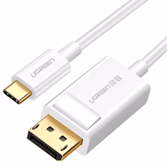 Ugreen 40420 USB Type C to DP Cable 1,5m White - Verbindungskabel