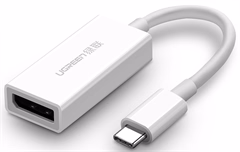 Ugreen 40372 USB-C to DisplayPort Adapter White - Klinkenadapter