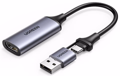 Ugreen 40189 Video Capture Card Single HDMI Input - Klinkenadapter