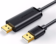 Ugreen 20233 USB 2.0 Data Link Cable 2m Black - USB Kabel