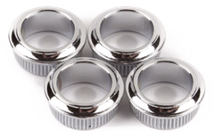 Fender Bass Tuning Machine Bushings- Standard/Deluxe Series (Mexico), Chrome - Gitarren-Hardware
