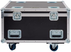 Razzor Cases 4x Shehds Bee Eye with accessory compartment - Flight Case für Beleuchtung