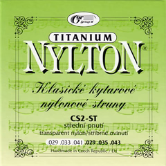 Gorstrings Nylton CS2ST 2943 Titanium - Nylon-Saiten für klassische Gitarre