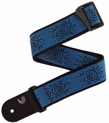 D'Addario Vintage Suns Blue - Gitarrengurt