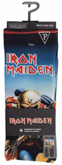 Perri's Leathers Iron Maiden Dye Sublimation Crew Mens - Socken
