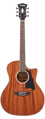 D'Angelico Excel Gramercy Natural Mahogany - Elektroakustische Gitarre