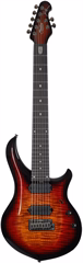 Sterling by Music Man Majesty MAJ270X FM Tiger Eye - Siebensaitige E-Gitarre