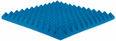 Pyramid Pyramid 50mm Smurf - Akustikschaumstoff