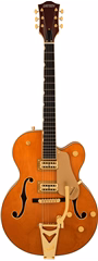 Gretsch Synchromatic Nashville Hollow Body Single-Cut with Bigsby EB 50's Orange Stain - Semiakustische Gitarre