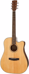 Cort EARTH60CE NAT - Elektroakustische Gitarre