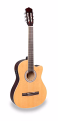 Soundsation Mileia 44CE Natural - Klassische elektroakustische Gitarre