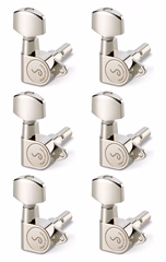 Schaller M6 90 6 left Nickel Locking 21,0 - Gitarren-Mechanik