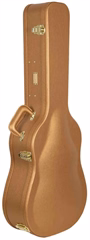 CrossRock CRW520DLG Luxury Gold - Koffer für akustische Gitarre