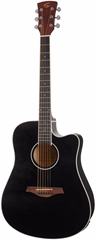 Soundsation Meadow DNCE Black - Elektroakustische Gitarre