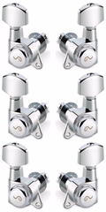 Schaller M6 135 3 left + 3 right Chrome Locking 21,0 - Gitarren-Mechanik