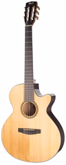 Cort CEC-7 NAT (ausgepackt) - Klassische elektroakustische Gitarre