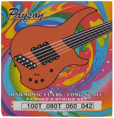 Payson Harmonic Multiscale Flats 4-String Long Scale - Basssaiten