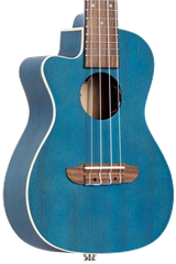 Ortega RUOCEAN-CE-L - Linkshänder elektroakustische Ukulele