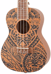 Bamboo U-23 Tribal-SP - Akustische Ukulele