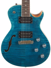 PRS SE Zach Myers 594 Violin Top Carve Myers Blue - Semiakustische Gitarre