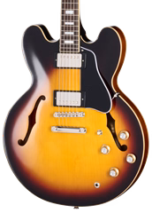 Epiphone 1962 ES-335 Reissue Vintage Burst (ausgepackt) - Semiakustische Gitarre