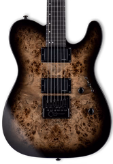 ESP LTD TE-1000 ET Charcoal Burst - E-Gitarre