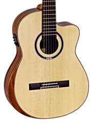 Ortega Striped Suite CE - Klassische elektroakustische Gitarre