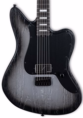 ESP LTD XJ-1 Baritone Silver Blast - E-Baritongitarre