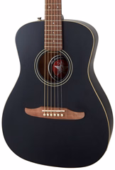 Fender Joe Strummer Campfire WN BK - Elektroakustische Gitarre