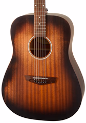 D'Angelico Lexington LS Dreadnought Aged Mahogany - Elektroakustische Gitarre