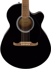 Fender FA-135CE Concert WN BK - Elektroakustische Gitarre