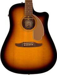 Fender Redondo Player Walnut SB - Elektroakustische Gitarre