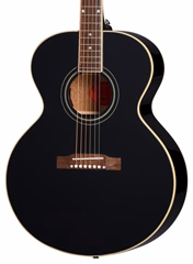 Epiphone J-180 LS Ebony - Elektroakustische Gitarre