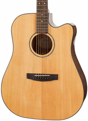 Cort EARTH60CE NAT - Elektroakustische Gitarre