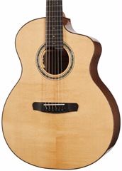 Dowina DLX-Walnut GACE Anthem - Elektroakustische Gitarre