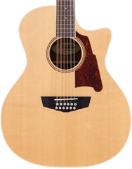 D'Angelico Premier Fulton Grand Auditorium 12-String CE Natural - Zwölfsaitige elektroakustische Gitarre