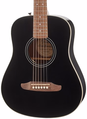 Fender California Standard Redondo Mini BLK - Akustische Gitarre für Kinder
