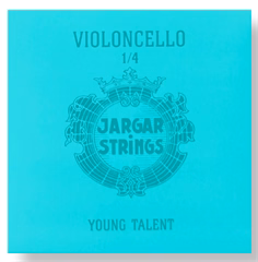 Jargar Violoncello Young Talent 1/4, Blue, Ball, Set (ausgepackt) - Violoncello-Saiten