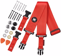 Amumu SNAPLOCK PRO Candy Red - Gitarrengurt