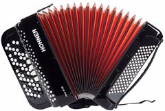 Hohner Nova III 96 black, B-stepped (gebraucht)