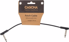 Cascha Advanced Line Patch Cable Flat Black 20cm - Verbindungskabel